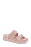 Blondo Women's Cadee Waterproof Platform Slides In Blush
