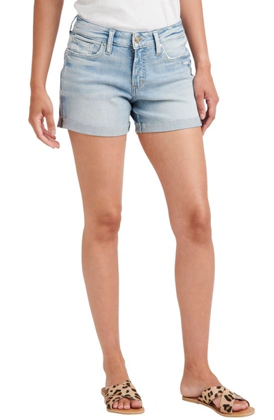 Silver Jeans Co. Suki Cutoff Denim Shorts In Indigo