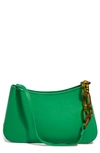 House Of Want Newbie Vegan Leather Shoulder Bag In Green