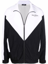 Balmain Black Polyamide Shell Jacket In Black