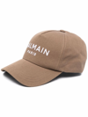 BALMAIN BASEBALL CAP WITH EMBROIDERY