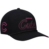 47 '47 BLACK CHICAGO CUBS HITCH ORCHID UNDERVISOR SNAPBACK HAT