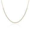 Ef Collection 14k Yellow Gold Grace Diamond Necklace In 14kyg