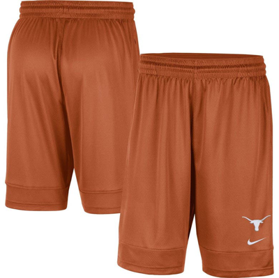 Nike Men's  Texas Orange Texas Longhorns Fast Break Team Performance Shorts