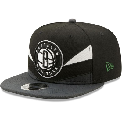 New Era Men's  Black Brooklyn Nets Dynamic Original 9fifty Snapback Hat