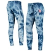 New Era Royal Chicago Cubs Tie-dye Jogger Pants In Royal