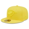 NEW ERA NEW ERA YELLOW OKLAHOMA CITY THUNDER COLOR PACK 59FIFTY FITTED HAT