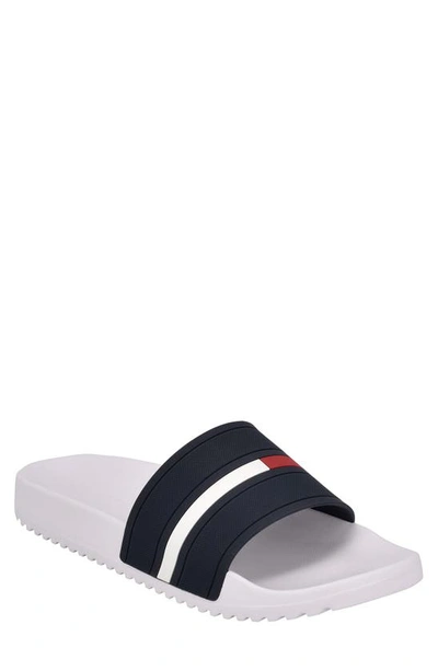 Tommy Hilfiger Men's Rezmund Pool Slide Sandals Men's Shoes In Whmsy