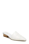 Franco Sarto Oasis 2 Mules Women's Shoes In White Leather
