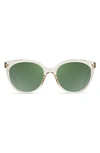 Raen Lily 54mm Cateye Sunglasses In Ginger / Pewter Mirror