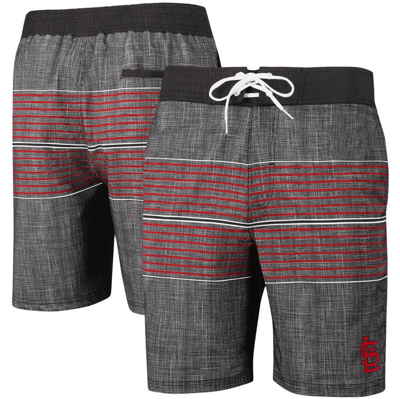 G-iii Sports By Carl Banks Charcoal St. Louis Cardinals Horizon Volley Swim Trunks