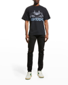 Rhude Casino Logo-print Cotton-jersey T-shirt In Vtg Black