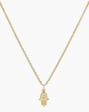 Zoe Lev Diamond Hamsa Pendant Necklace | Diamonds/yellow Gold In Gold