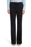 THE ROW VASCO STRAIGHT LEG DOUBLE FACE WOOL BLEND TROUSERS