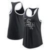 Nike Women's  Black Chicago White Sox X-ray Racerback Performance Tank Top In Black