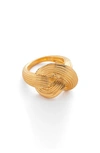 MONICA VINADER GROOVE CHUNKY KNOT RING
