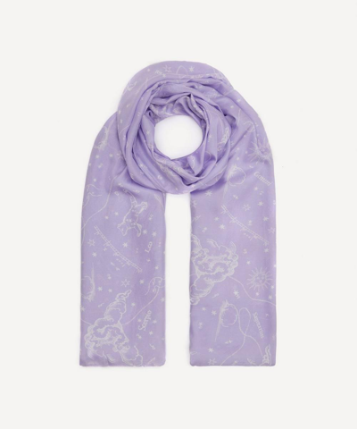Lily And Lionel Astrology Silk Scarf In Lilac ModeSens