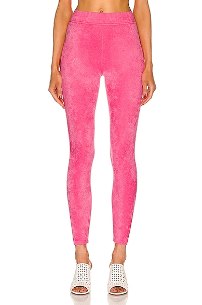 Alaïa High Waisted Legging In Candy