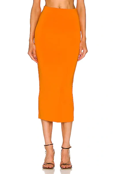 Andamane Gisele Tube Skirt In Orange