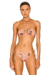 Ulla Johnson Zahara Floral High-waist Bikini Bottoms In Primrose