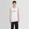 Ann Demeulemeester Holy Print Seva Cotton Jersey Tank Top In Black