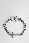 Werkstatt:münchen Faith Love Hope Bracelet In Silver
