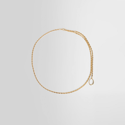 Oseree Gold-tone Metal Chain-link Belt
