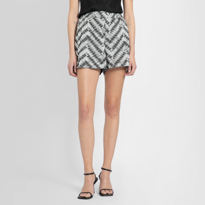 Oseree Safari Graphic-print Shorts In Multicolor