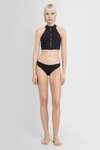 Givenchy Black Zippered Front Bikini In Black