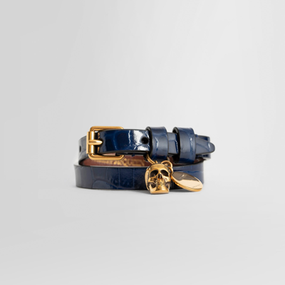 Alexander Mcqueen Bracelets In Blue