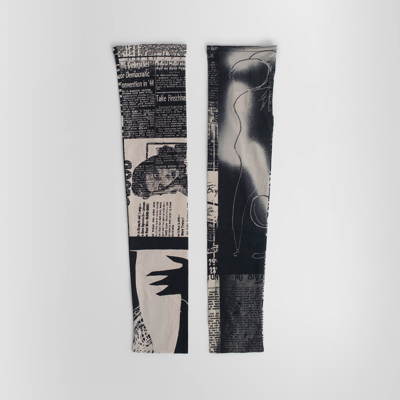 Yohji Yamamoto Gloves In Black&white