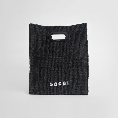 Sacai Tote Bags In Brown