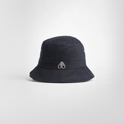 Moose Knuckles Sugar Beach Logo-plaque Cotton-twill Bucket Hat In White
