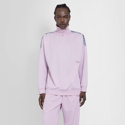 Martine Rose Logo-trim Jacket In Purple