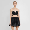 Givenchy Sweetheart-neck Cropped Wool Top In Black