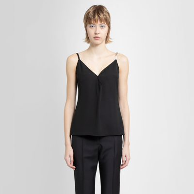 Givenchy Chain-embellished Twill Camisole In Black