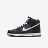 Nike Dunk High Top Sneaker In Anthracite,black,white