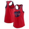 NIKE NIKE RED WASHINGTON NATIONALS X-RAY RACERBACK PERFORMANCE TANK TOP