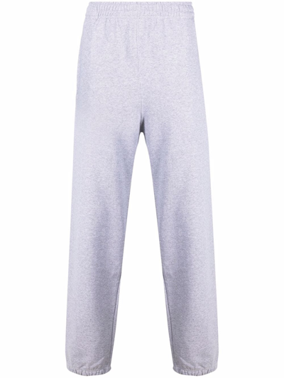 Stussy Straight Leg Elasticated Trousers In Grey