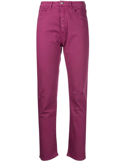 Icon Denim Naomi High-waisted Skinny Jeans In Orchid