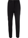 INCOTEX CROPPED SLIM-FIT TROUSERS