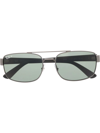 Ray Ban Rectangle-frame Sunglasses In Schwarz