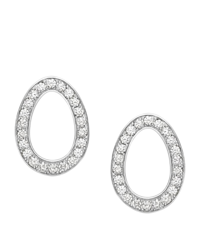Fabergé Colours Of Love Sasha 18-karat White Gold, Diamond And Ruby Earrings