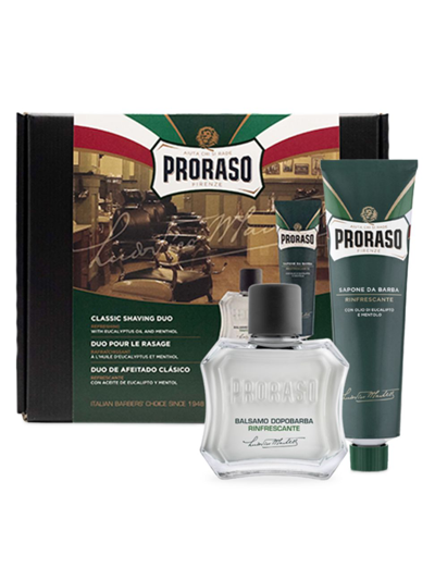 Proraso Men's Refreshing Shaving Cream Tube & After Shave Balm Set