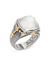 Konstantino Women's Delos 2.0 Mirage 18k Gold, Sterling Silver & Mother-of-pearl Ring
