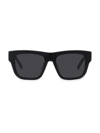 Givenchy Rectangular 55mm Acetate Sunglasses In Black