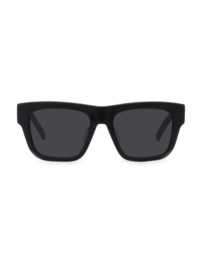 Givenchy Rectangular 55mm Acetate Sunglasses In Black
