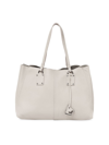 Botkier Ludlow Leather Tote Bag In Dove/gunmetal