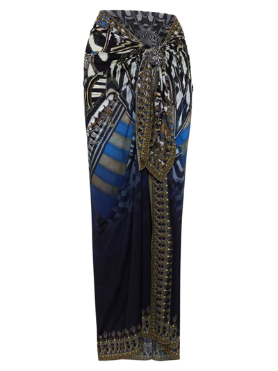 Camilla Knight Of The Wild Cover-up Sarong In Knights Of The Wild