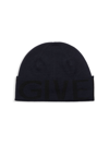 Givenchy Logo Wool Beanie In Night Blue